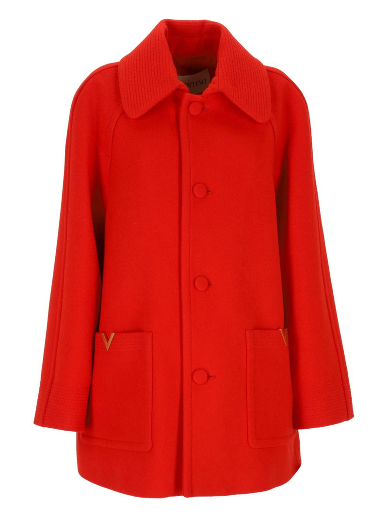 pocket-detail coat 1