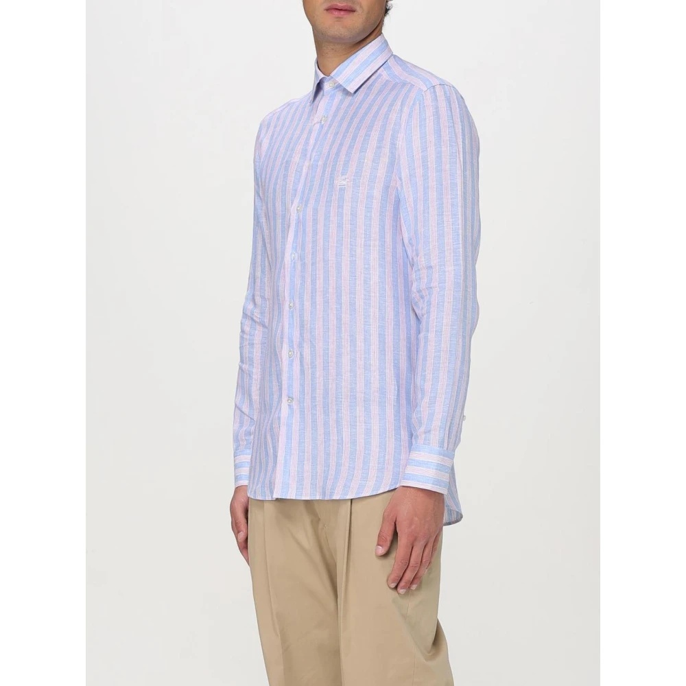PINK STRIPED CASUAL SHIRT - 4