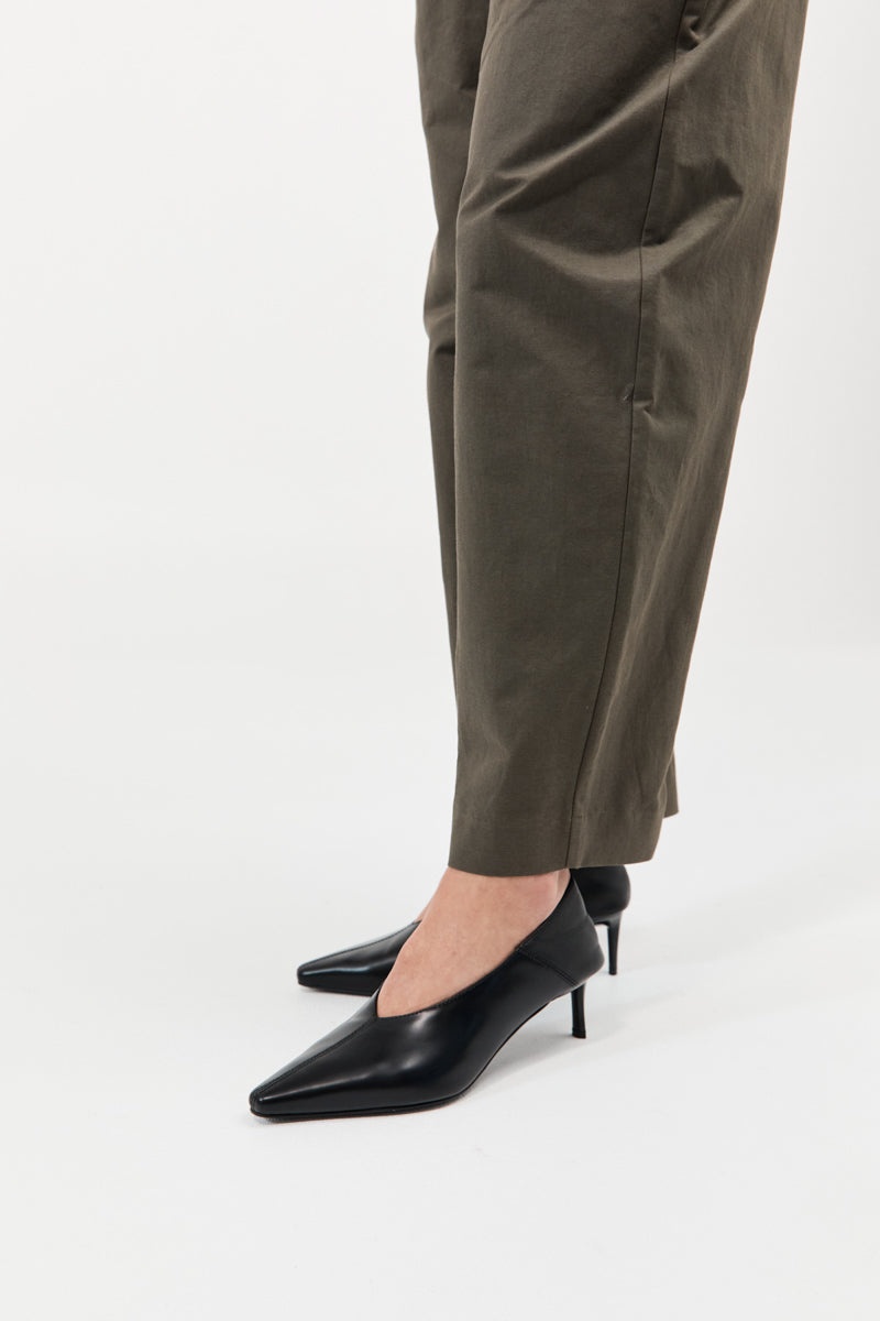 Classic Fold Heel - Black - 5