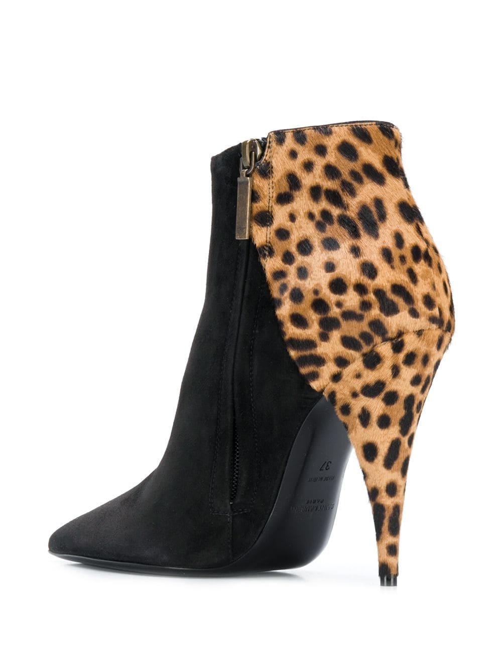 Kiki leopard print ankle boots - 3