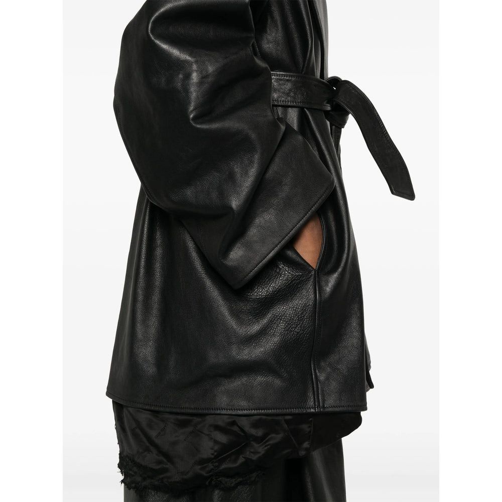 Balenciaga Black Jackets - Leather Jackets Women - 2