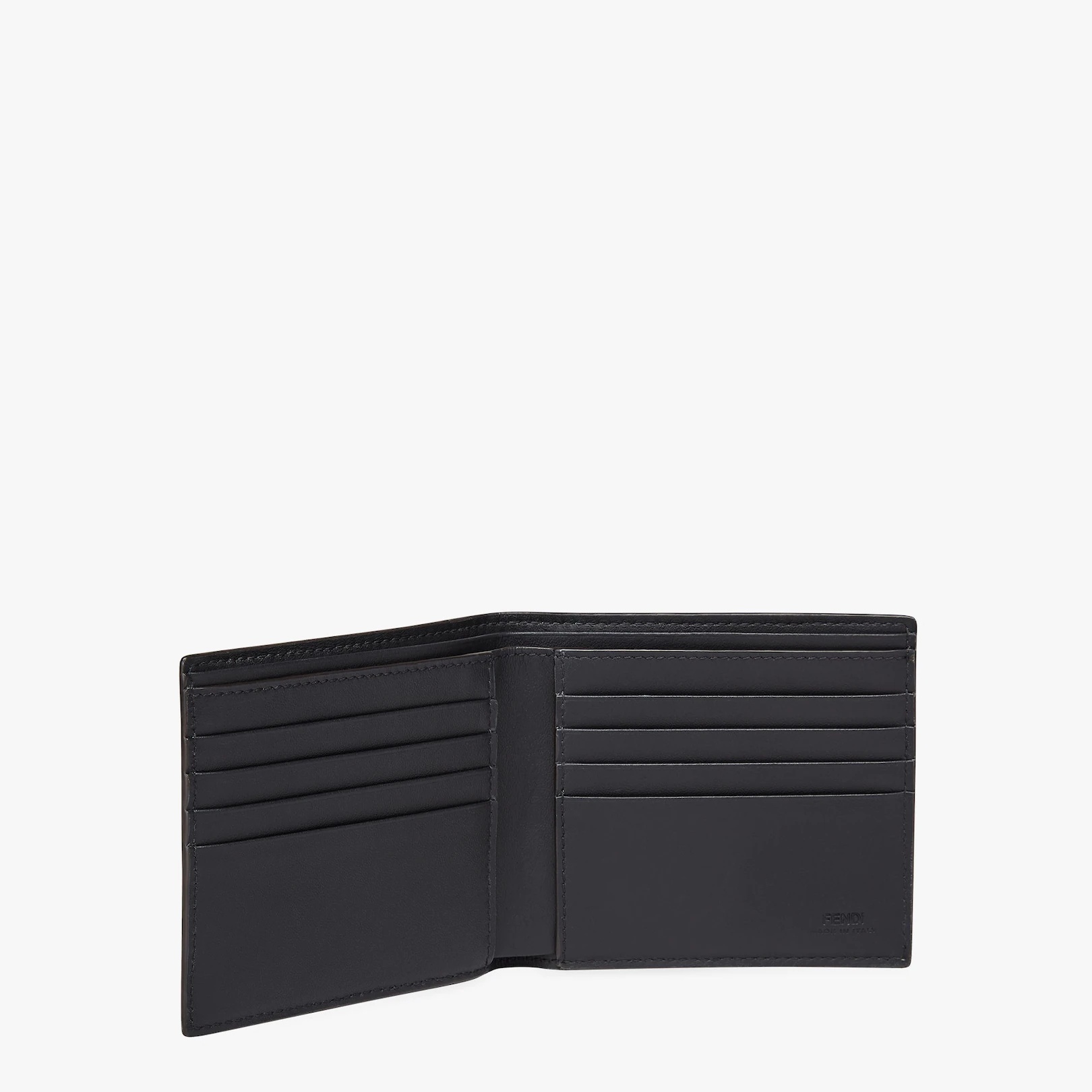 Light blue leather bi-fold wallet - 3