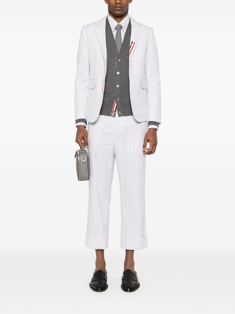 Thom Browne striped low-rise tapered trousers outlook