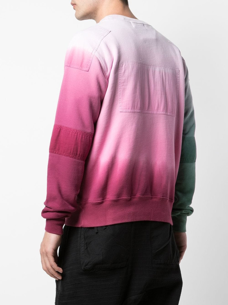 logo-print ombré sweatshirt 4