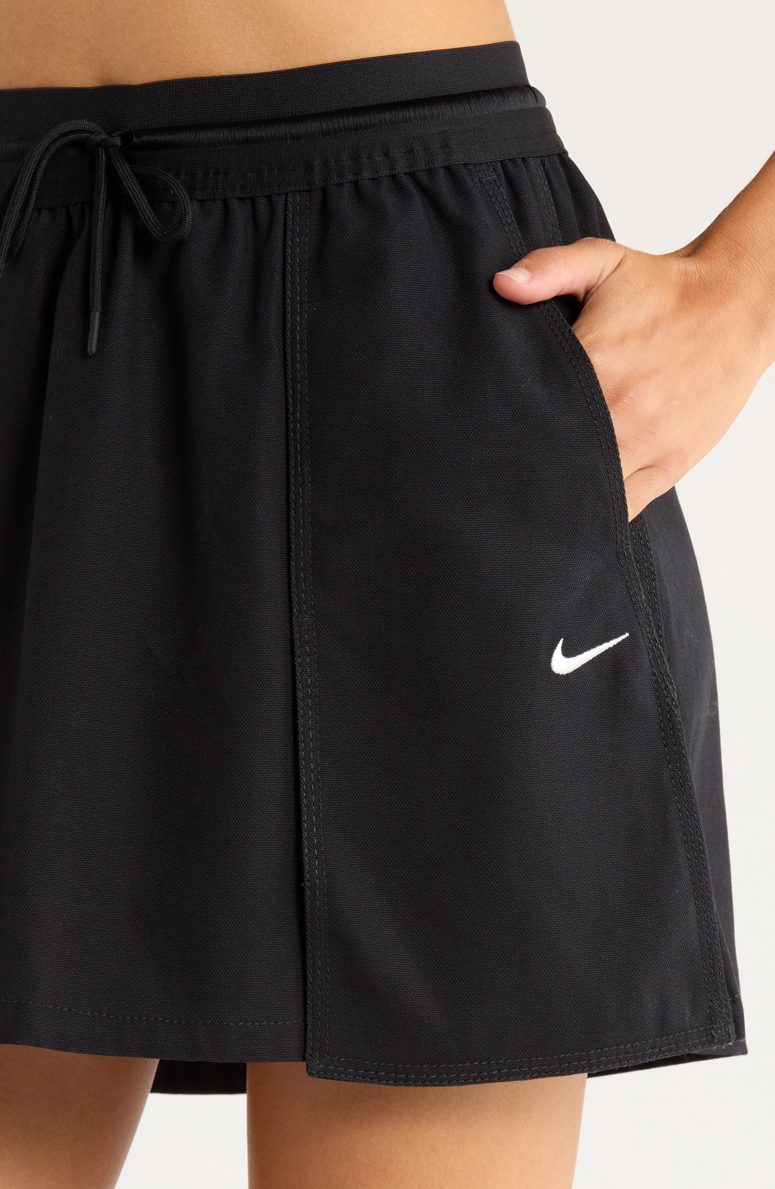 Nike Sportswear Cargo Skirt in Black/Sail at Nordstrom - 4