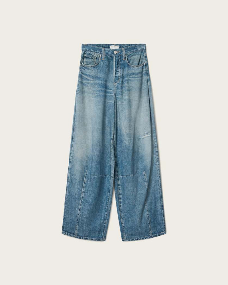 JETT BARREL LEG ILLUSION OF DENIM PANTS 1