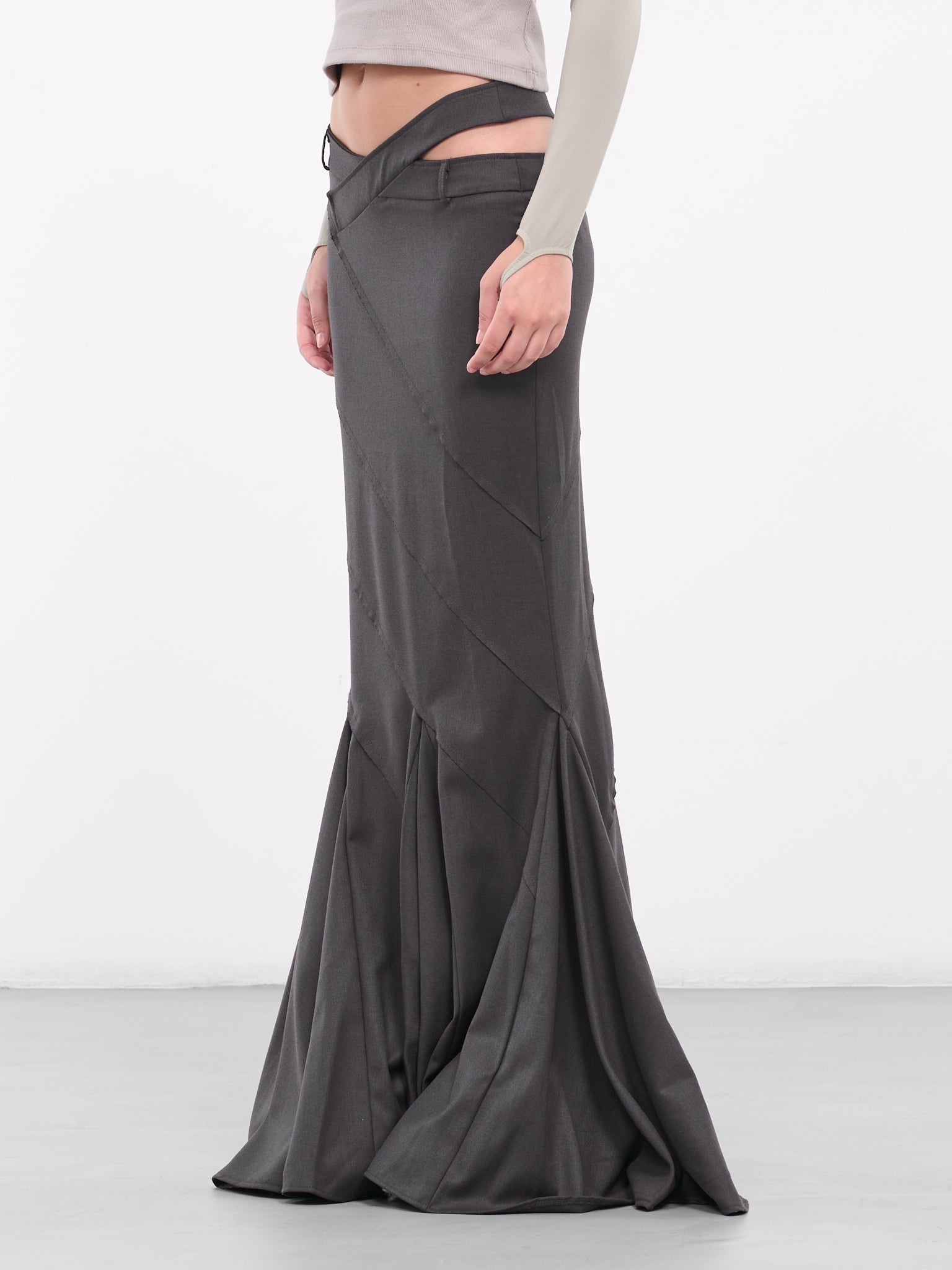 Asymmetric Mermaid Skirt - 2