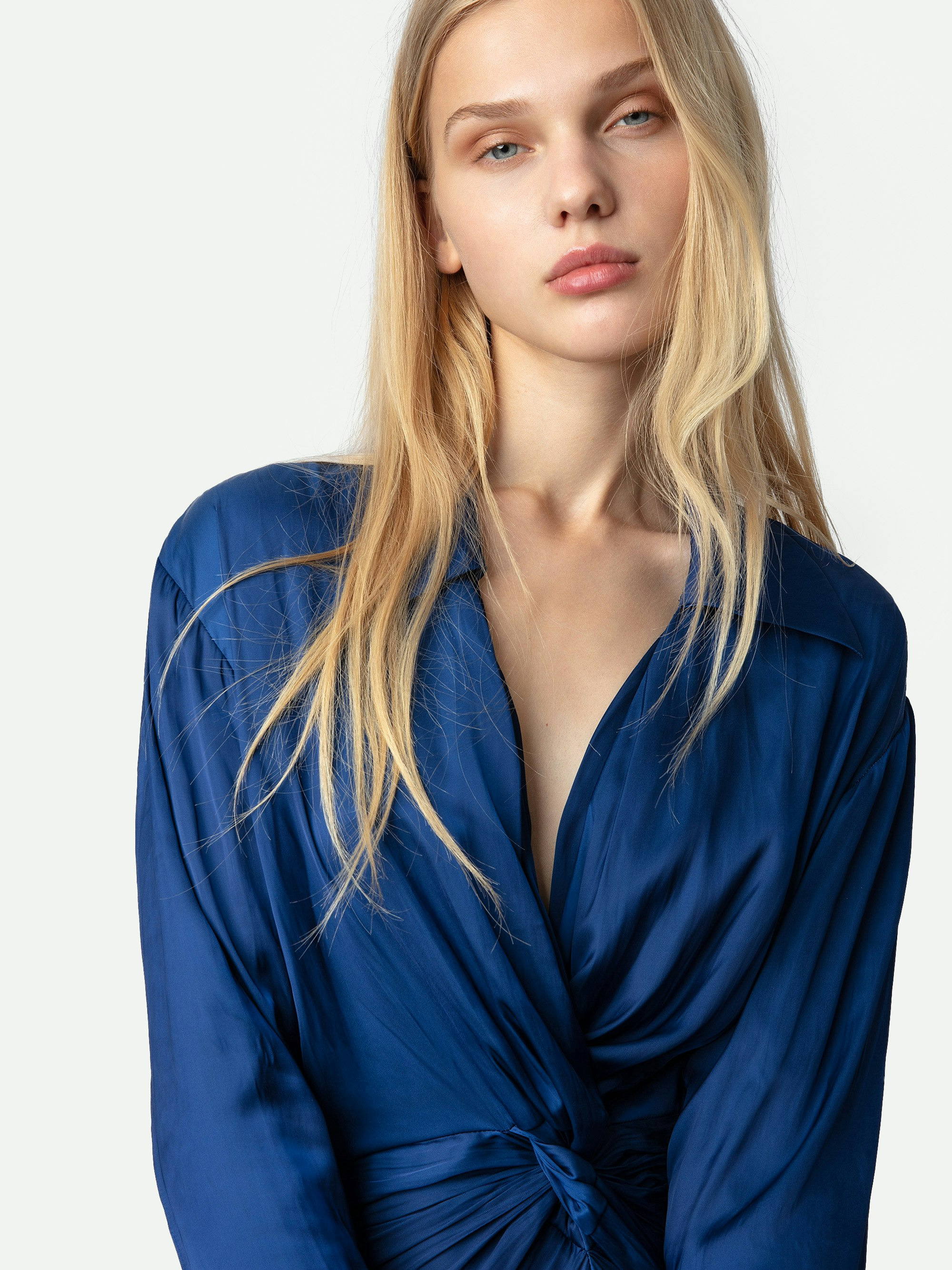 Rozo Satin Dress - 5