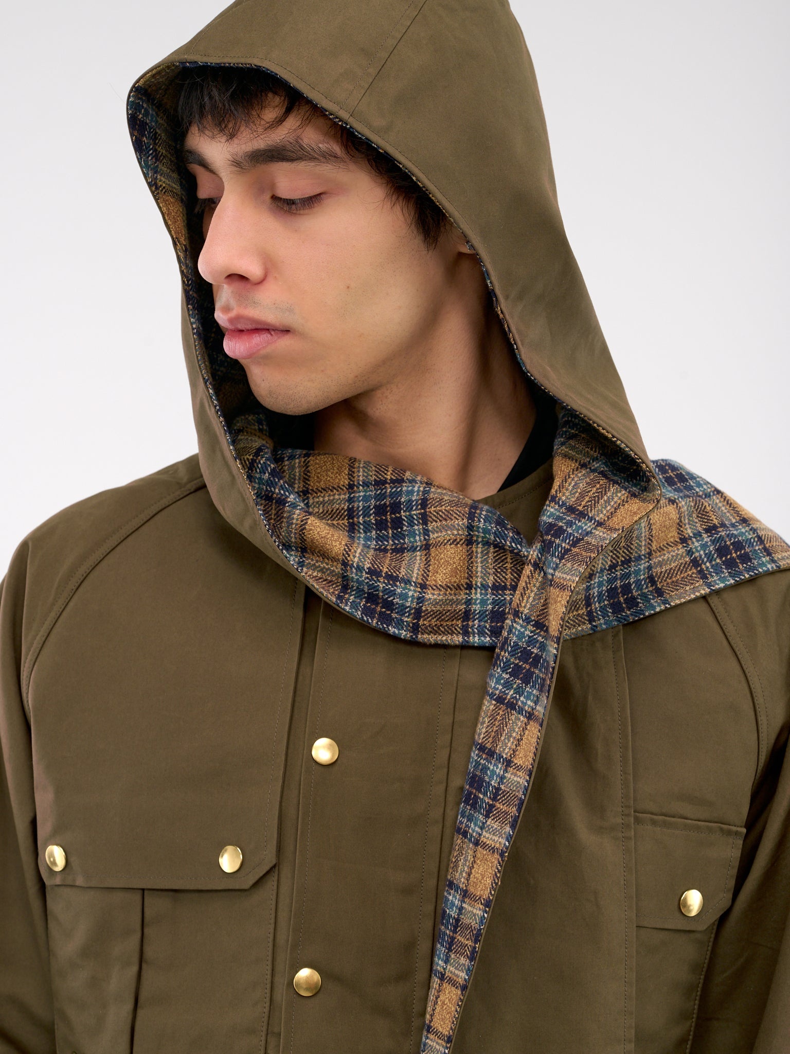 Oil Coated Rabbit Gale Parka - 5