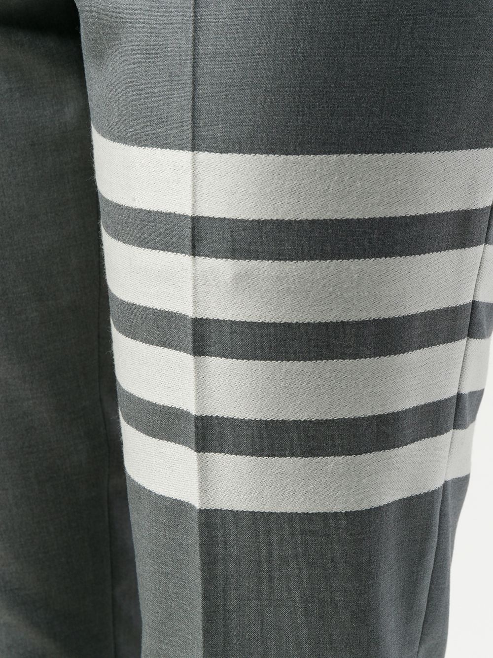 plain weave 4-Bar skinny trousers - 5