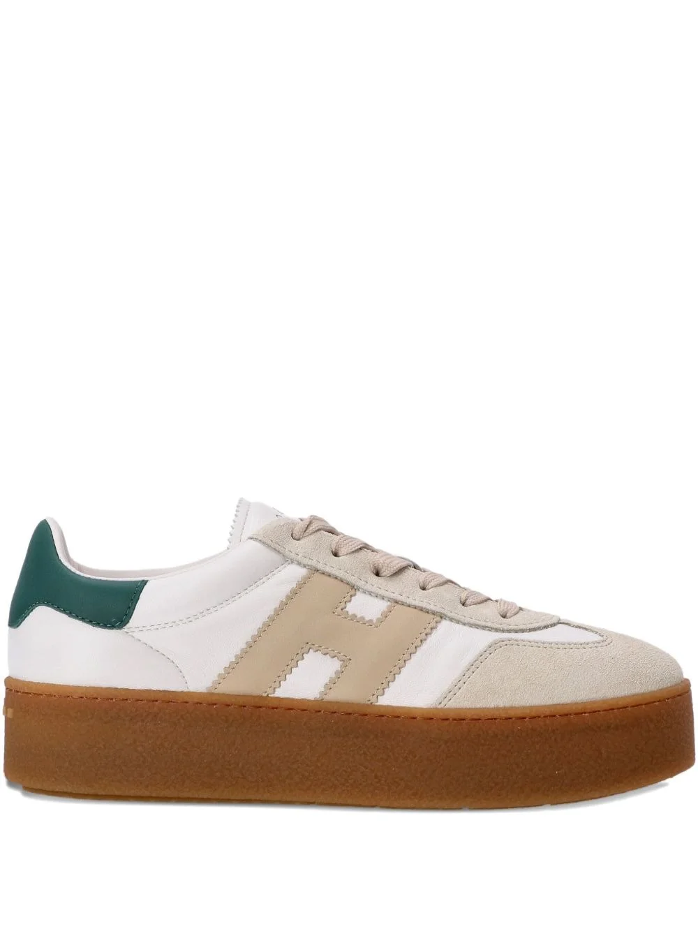 Cool platform leather low-top sneakers - 1