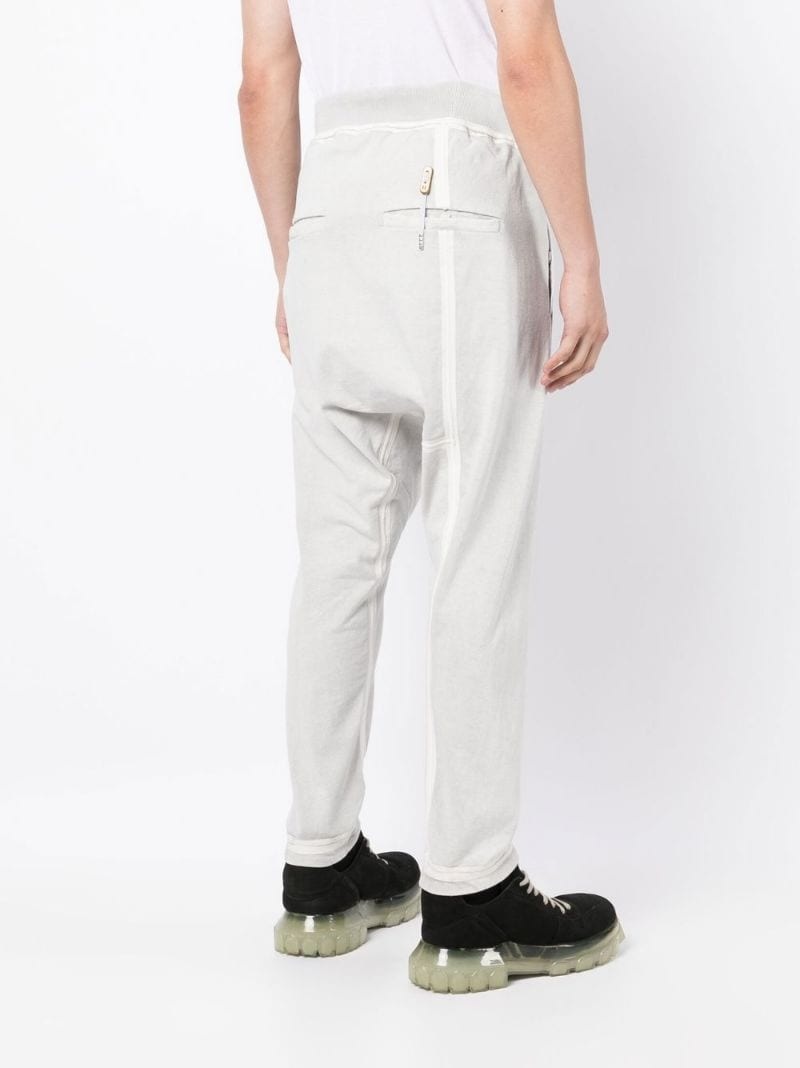 panelled drawstring-waist track pants - 4