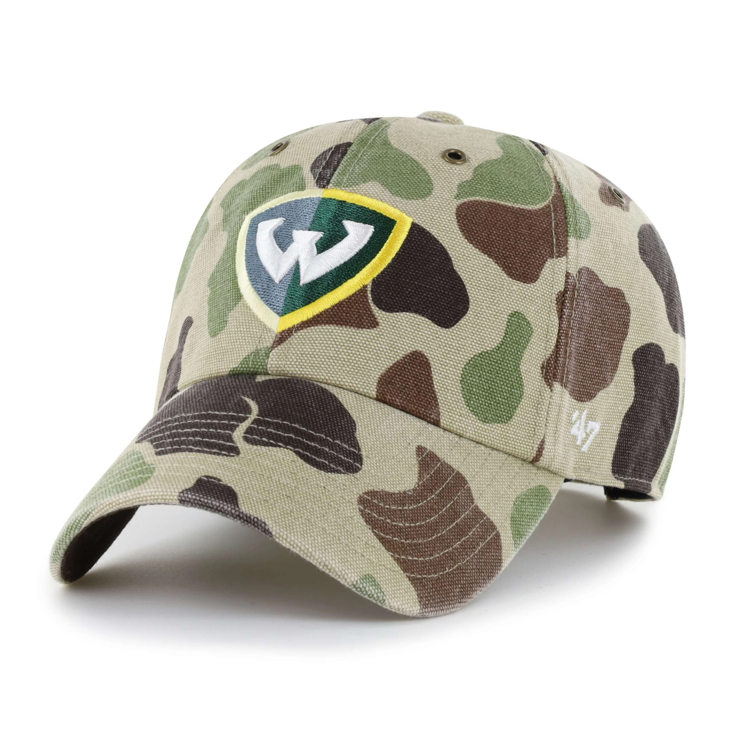 Wayne State Warriors '47 Camo Clean Up - 1