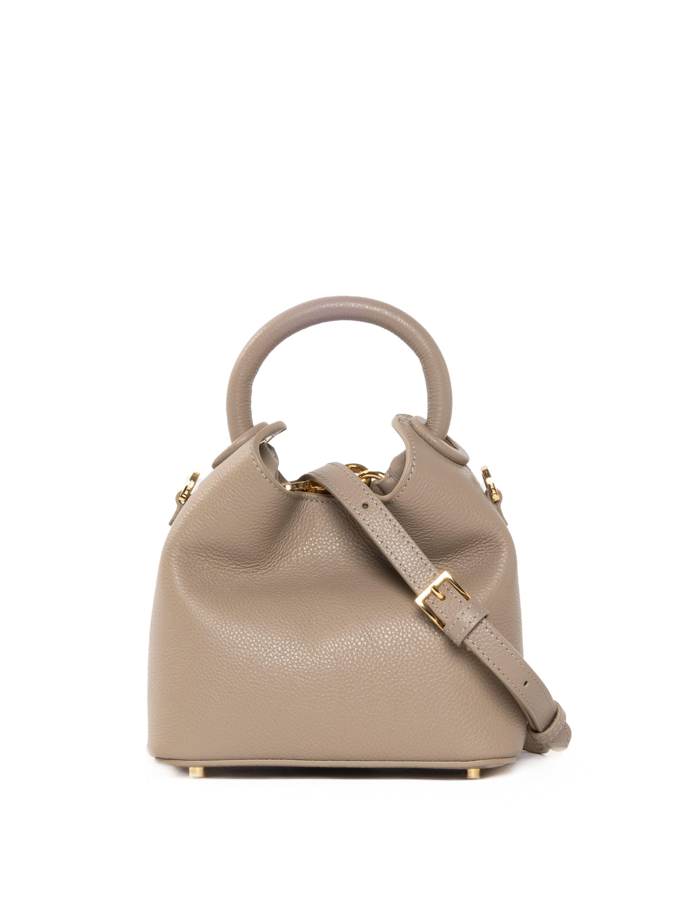 Madeleine Pebbled Leather Taupe - 3