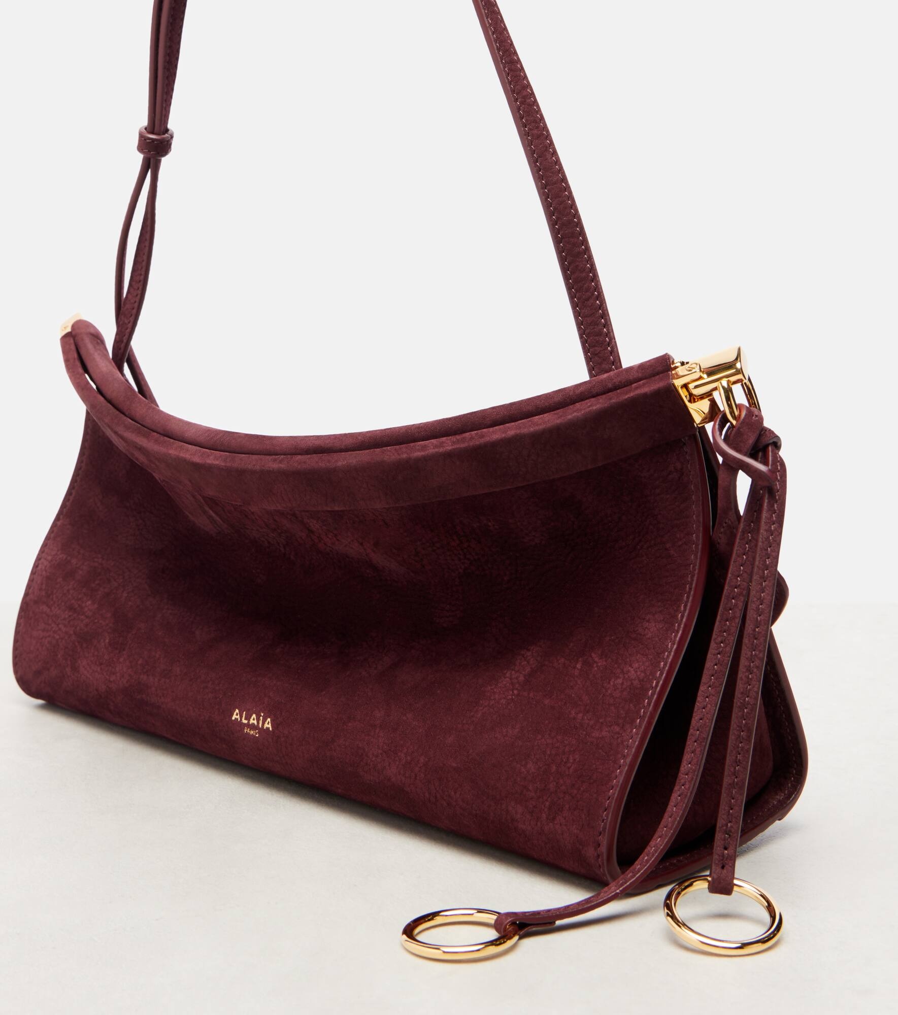 Le Click Medium suede shoulder bag - 6