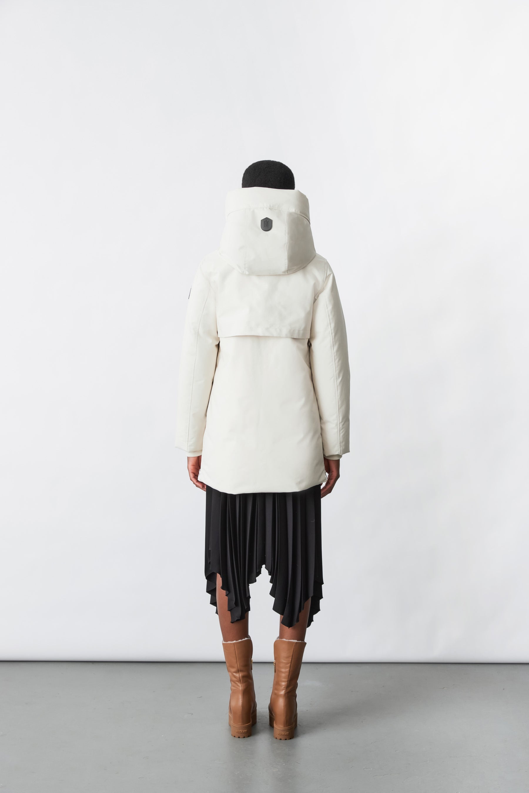 KINSLEE 2-in-1 oversized down parka with bib - 4