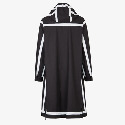 FENDI Black tech fabric parka outlook