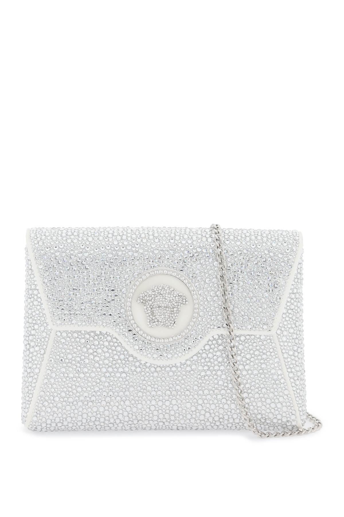 La Medusa envelope clutch with crystals - 1