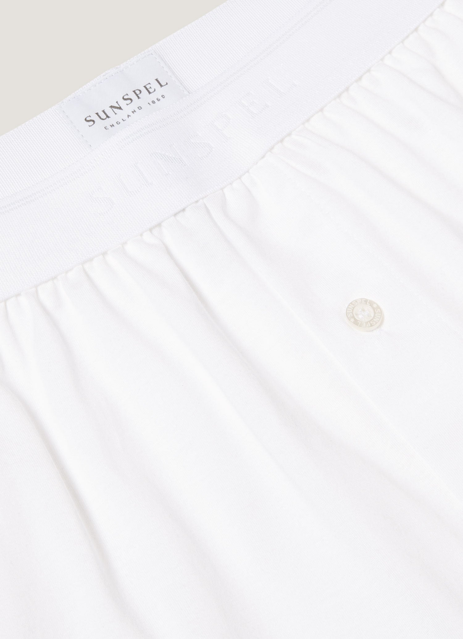 Superfine Cotton One‑Button Shorts - 4