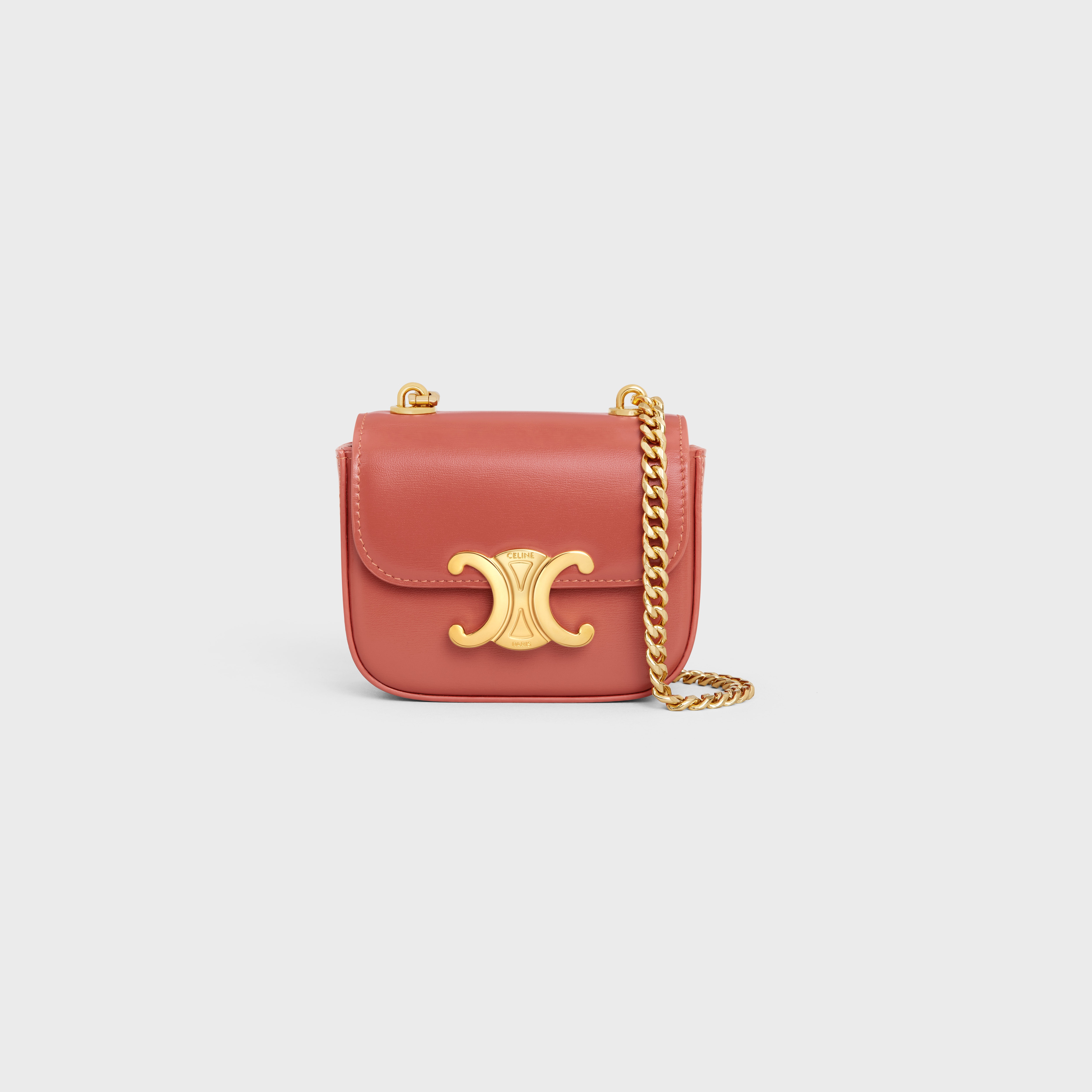 MINI CHAIN CLAUDE in Shiny calfskin - 1