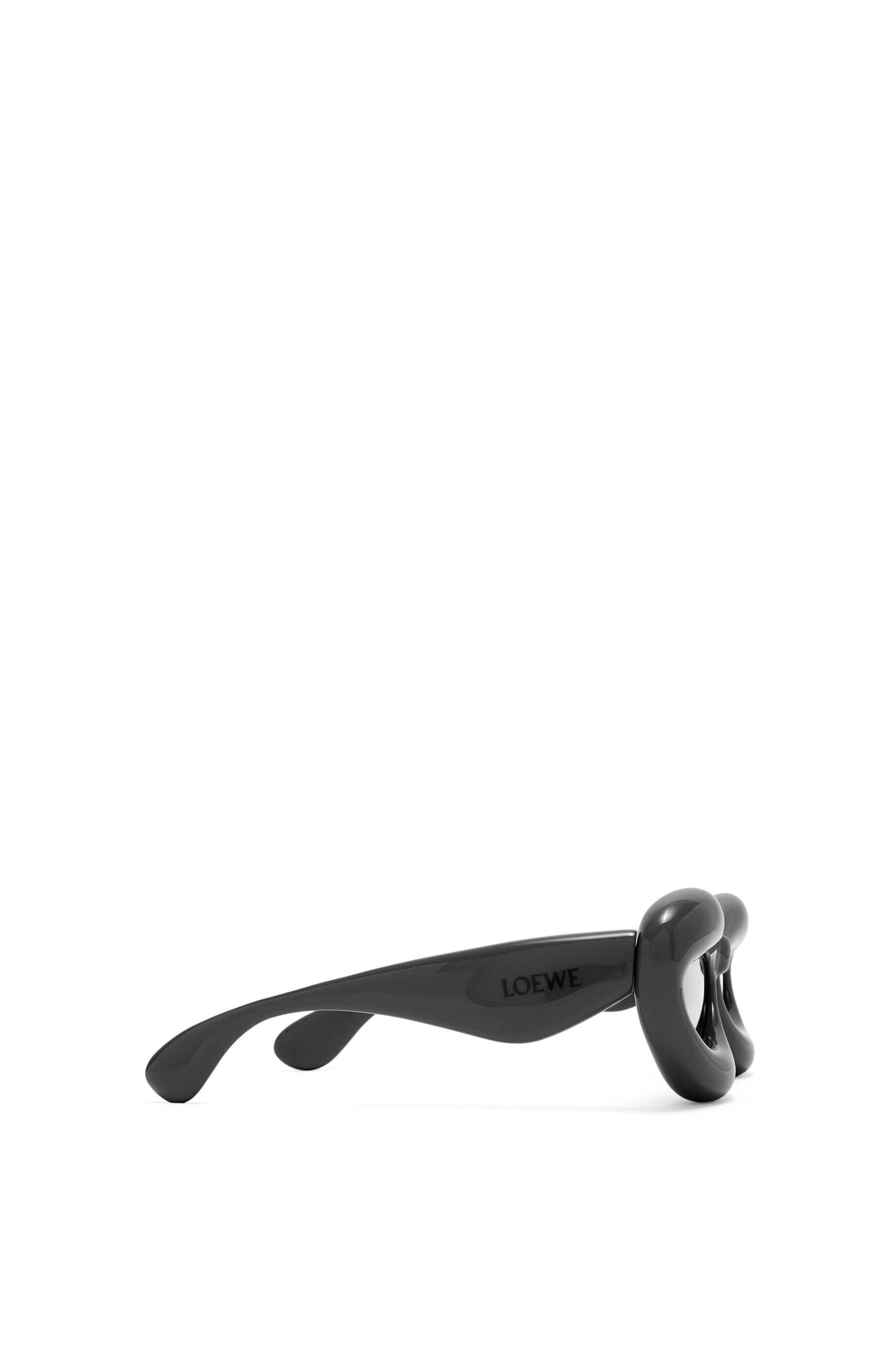 Inflated cateye sunglasses in nylon - 4