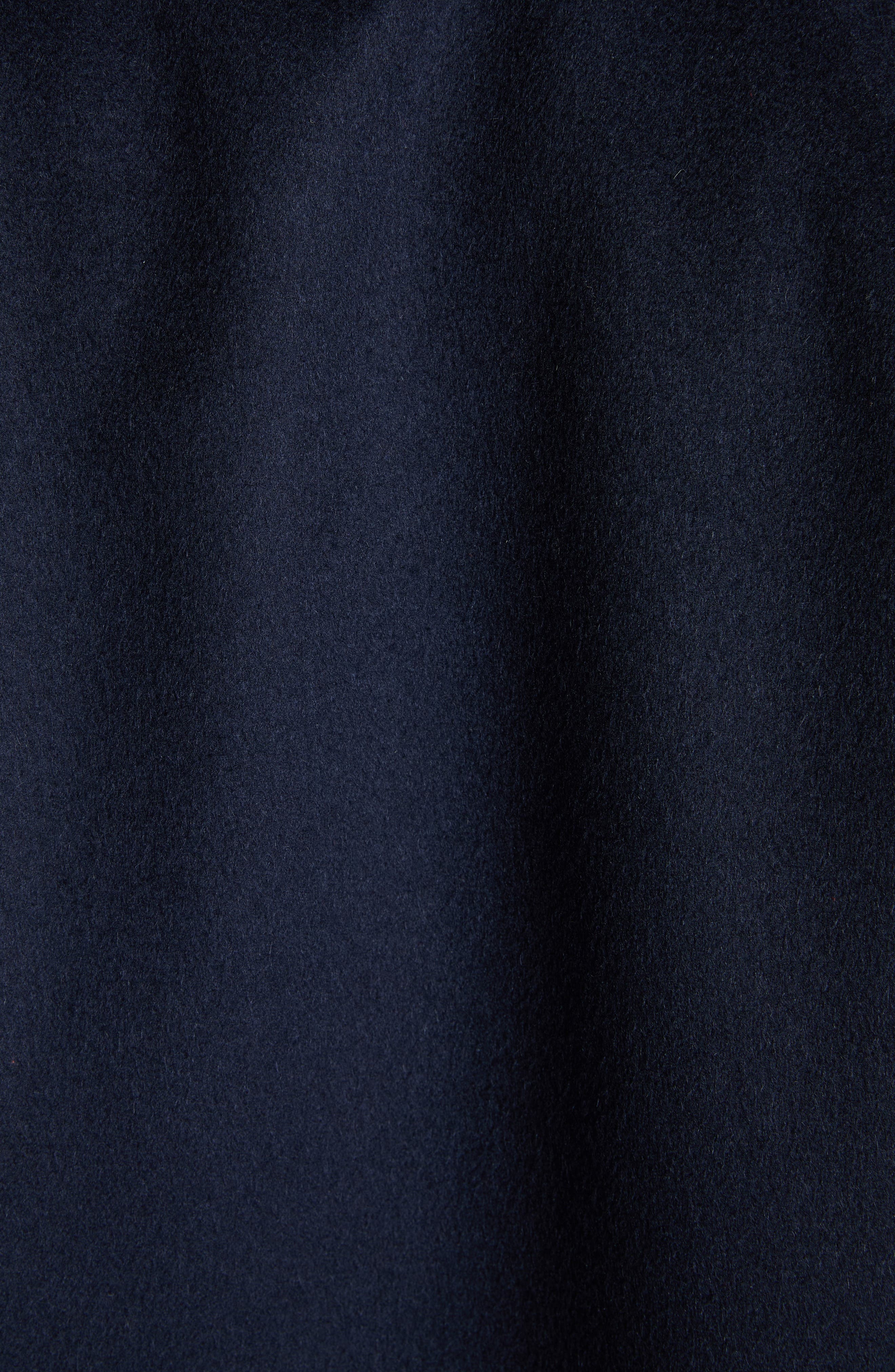 Bottega Veneta Light Wool & Cashmere Double Face Coat in 4121 Navy at Nordstrom - 6