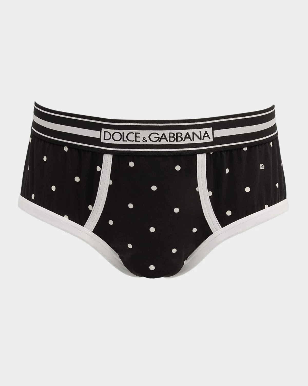 Men's Jersey Polka Dot Briefs - 1