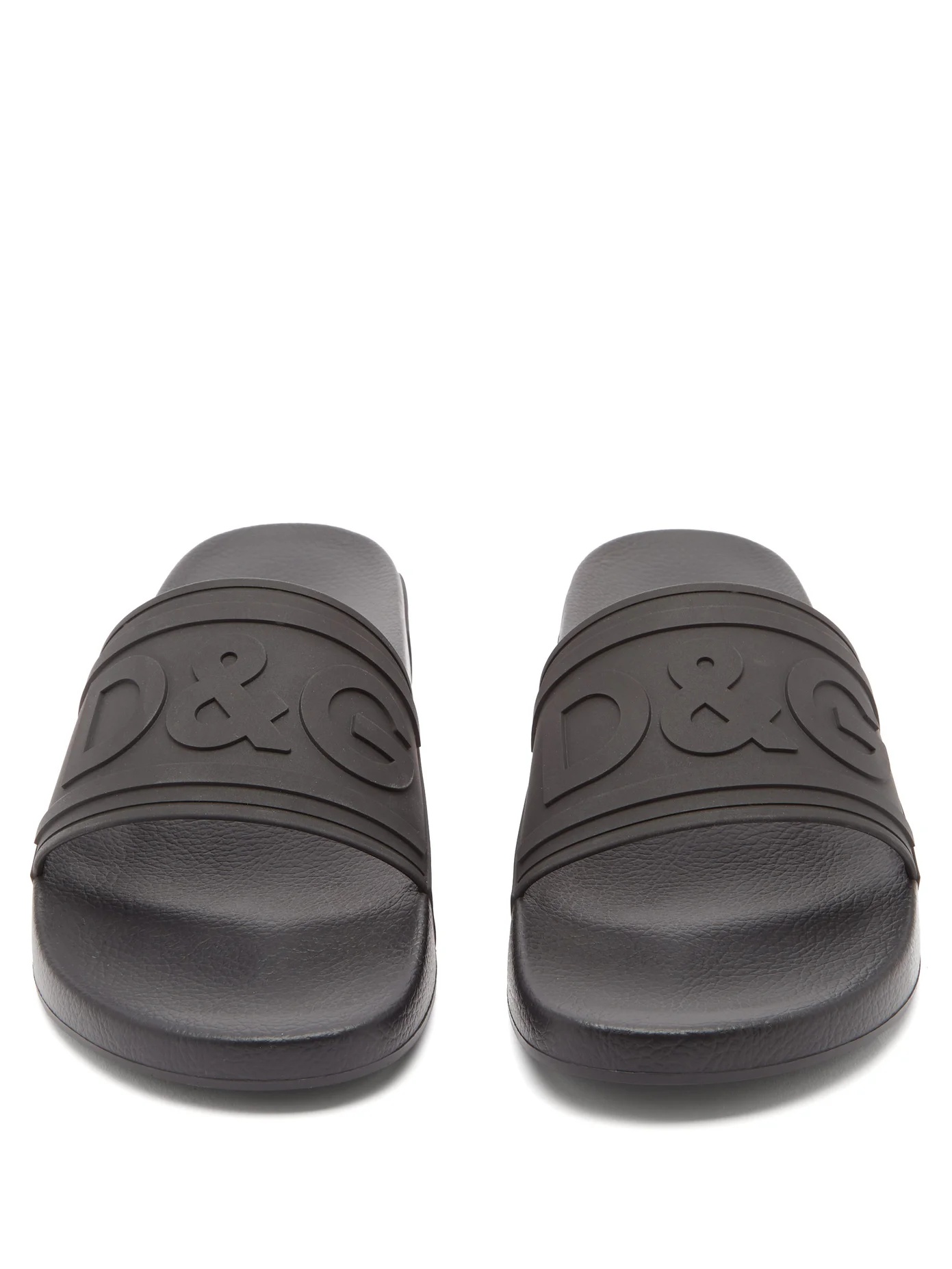 Logo-embossed rubber slides - 5