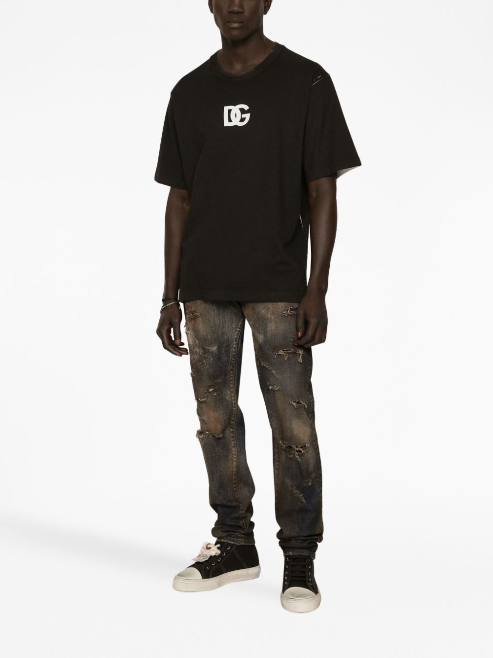 logo-print short-sleeve T-shirt - 3
