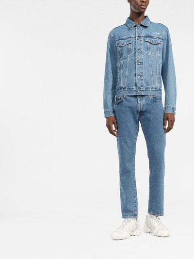 Off-White Diag-stripe denim jacket outlook