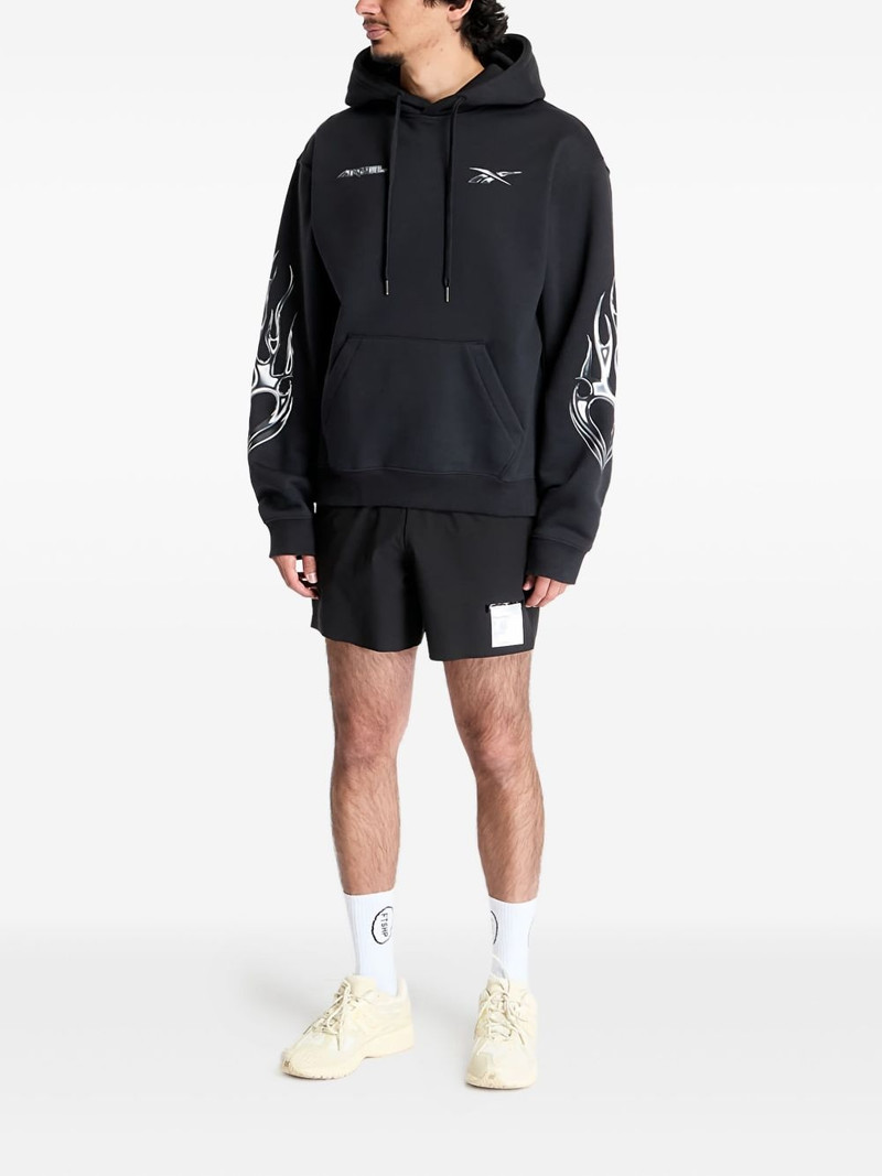 Reebok logo-print hoodie outlook