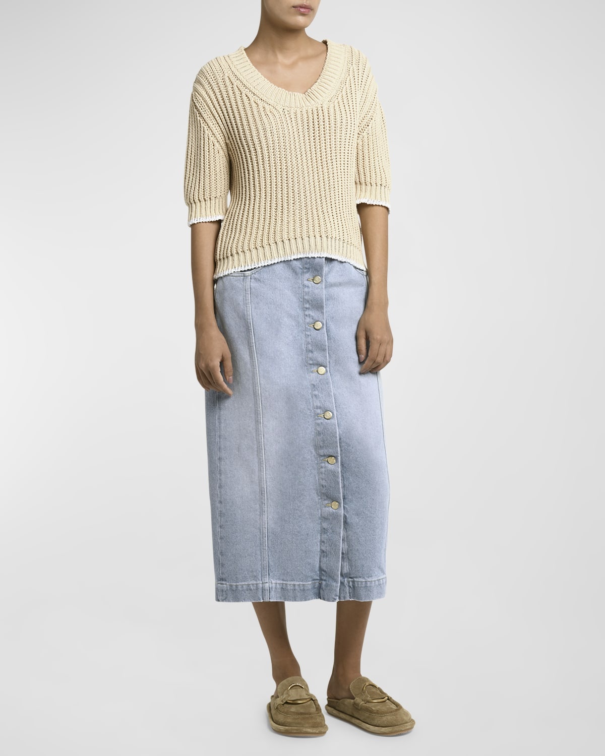 Rib-Knit Sweater - 5