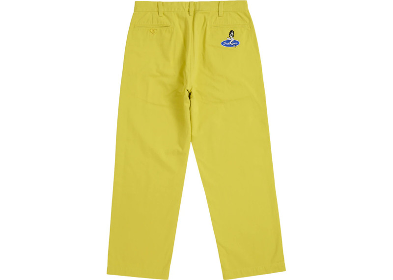 Supreme Supreme Chino Pant (SS25) Lime Yellow outlook