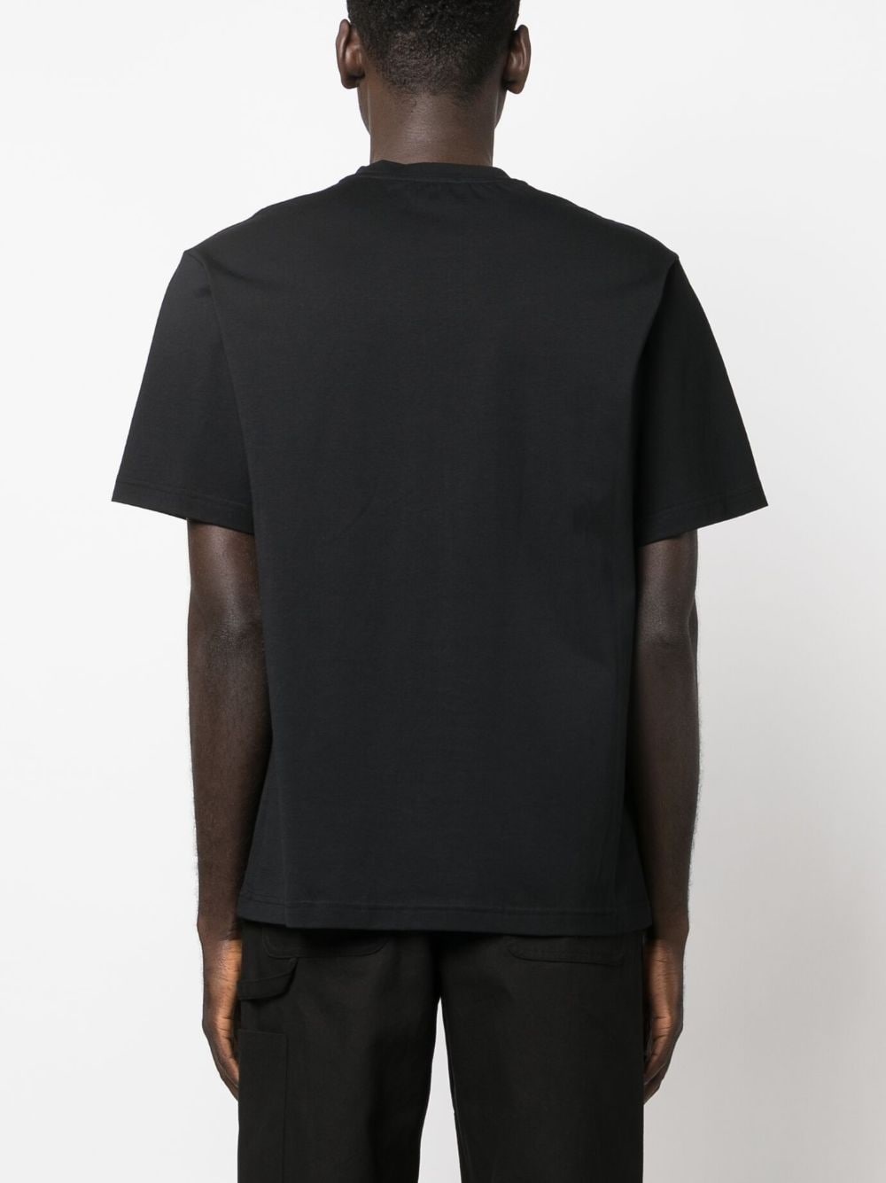 eyelet-detail cotton T-shirt - 4