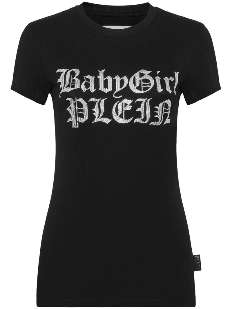 logo-embellished T-shirt 1