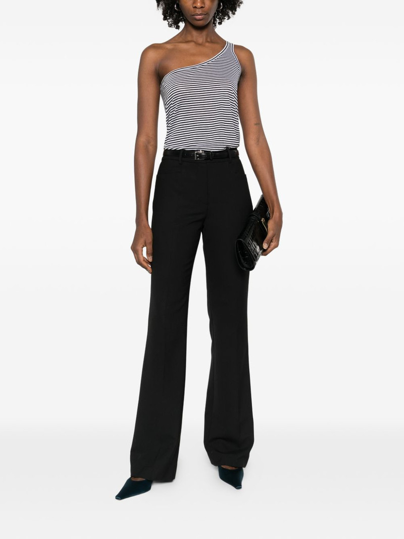 TOM FORD striped one-shoulder top outlook