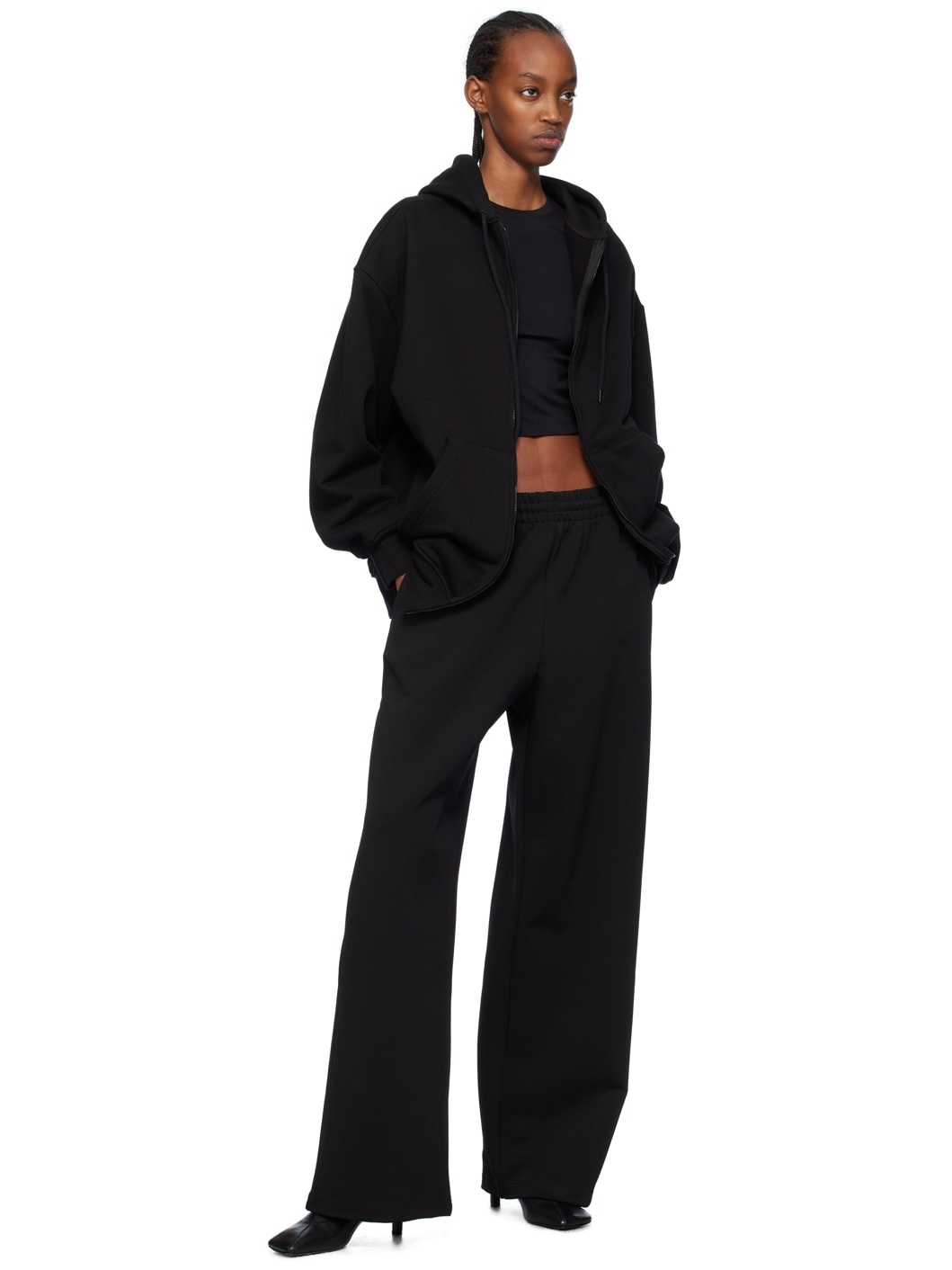Black Opaque Long Sleeve T-Shirt - 4