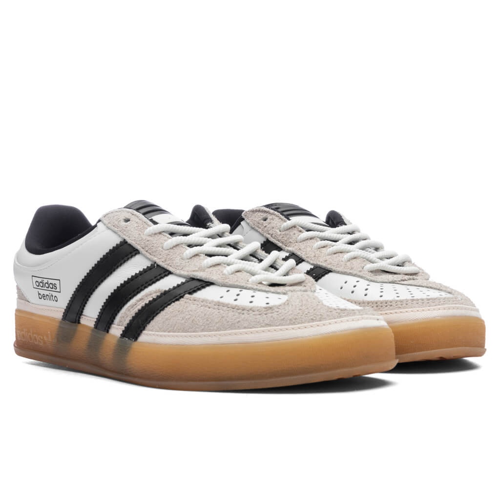 ADIDAS ORIGINALS X BAD BUNNY GAZELLE - CORE WHITE/CORE BLACK/GUM - 2