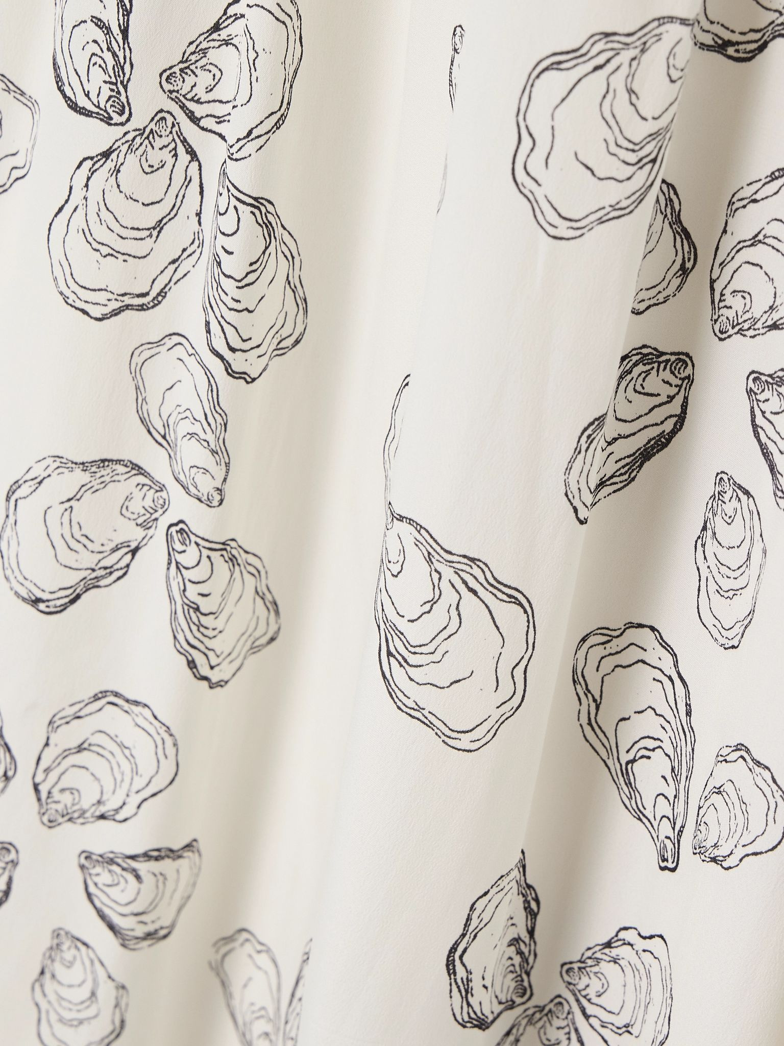 Santana printed voile midi dress White - 4