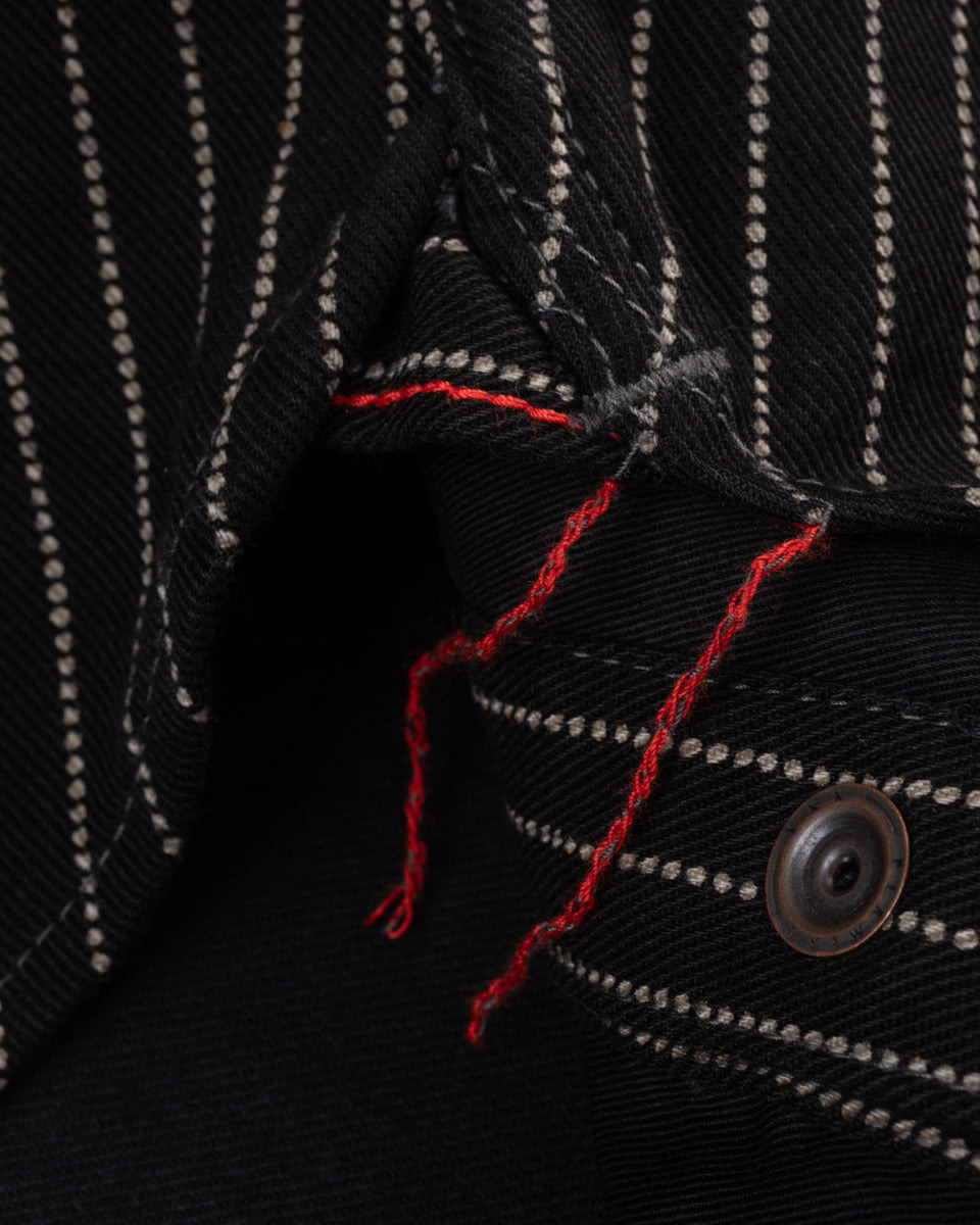IHSH-227-BLK 12oz Wabash CPO Shirt - Black - 17