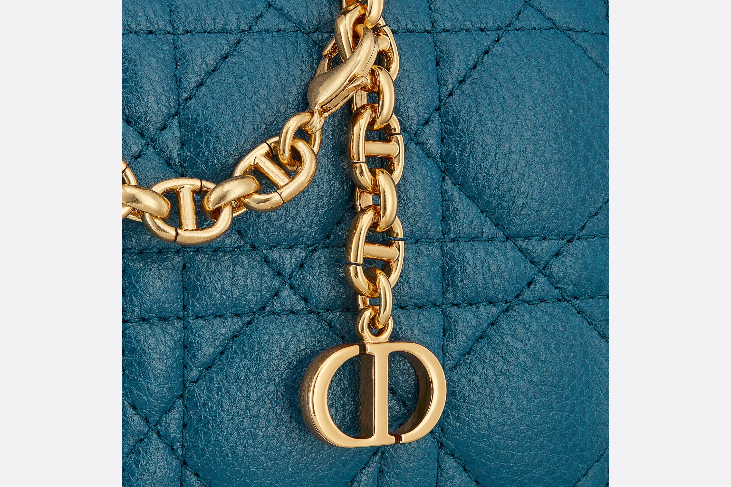 Dior Caro Belt Pouch with Chain - 7
