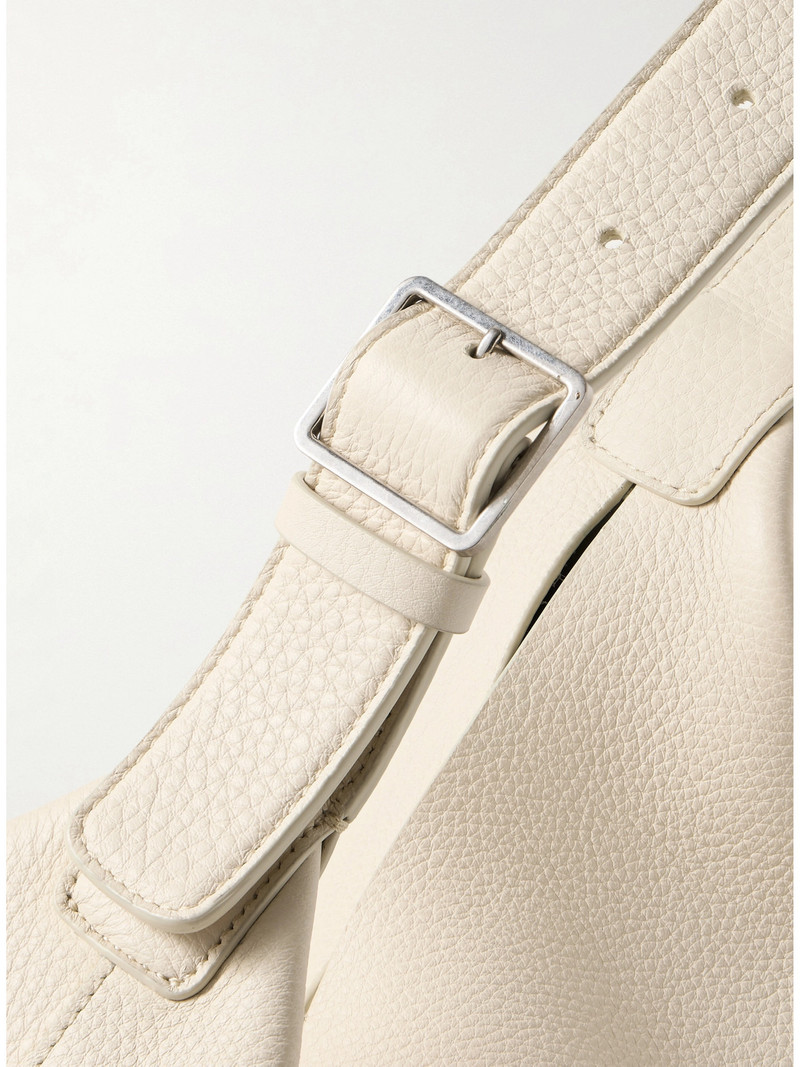 Isa Textured-leather Shoulder Bag 4