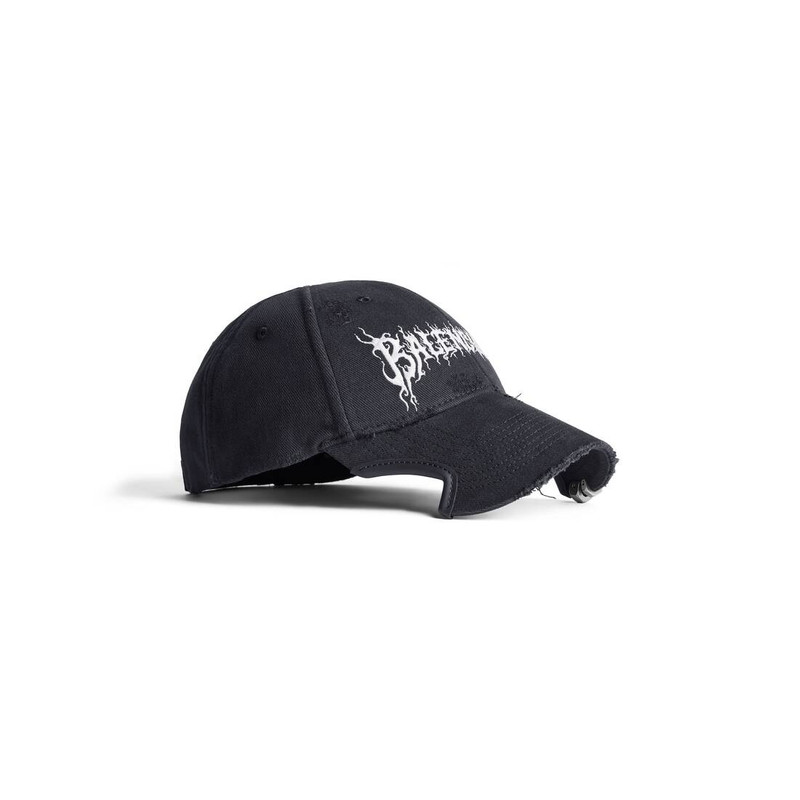 BALENCIAGA Diy Metal Outline Cap in Black outlook
