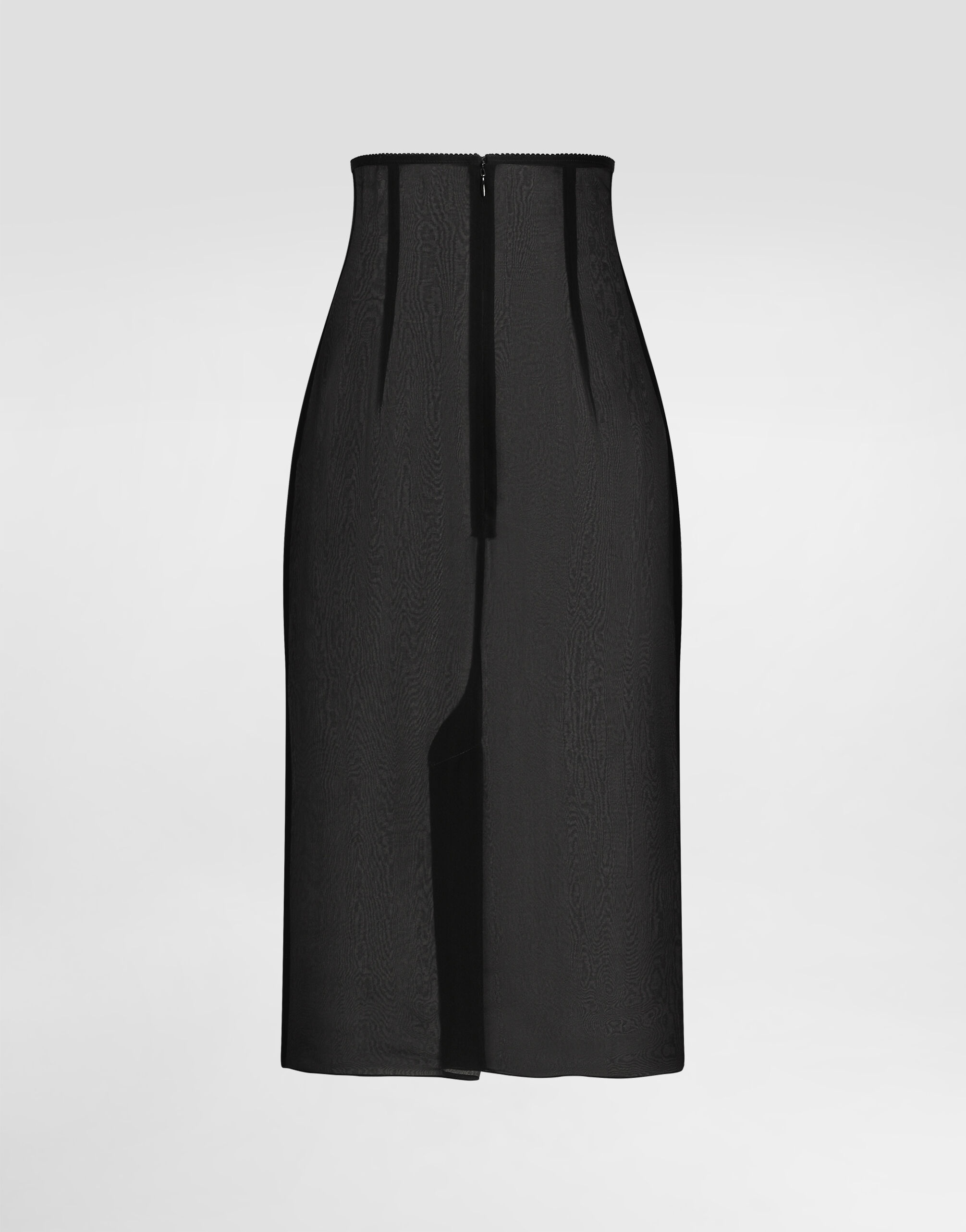 Chiffon voile calf-length skirt - 7