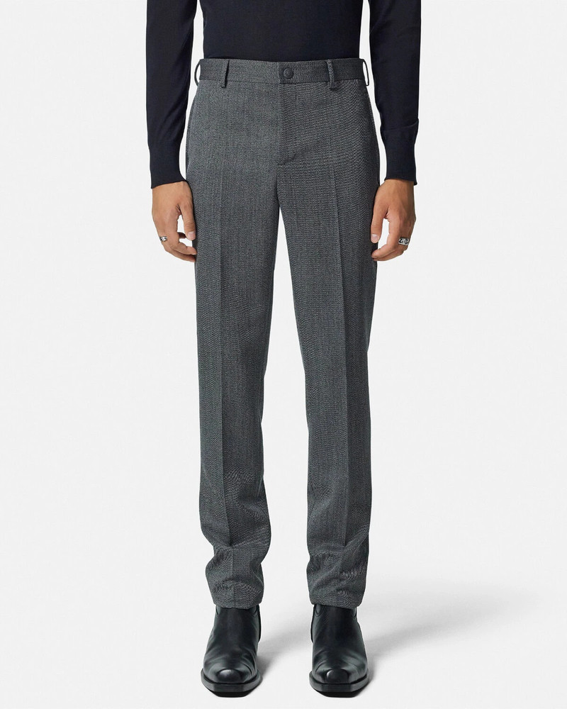 Mouliné Wool Formal Pants 4