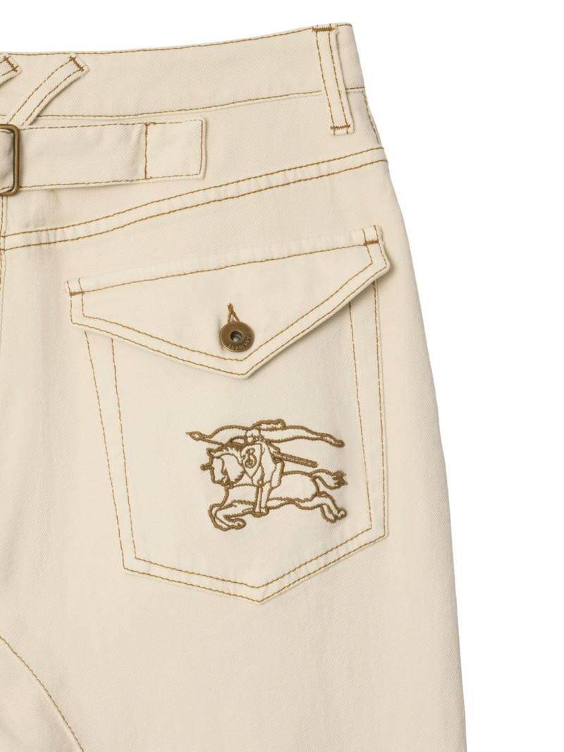 Burberry equestrian-knight straight-leg jeans outlook