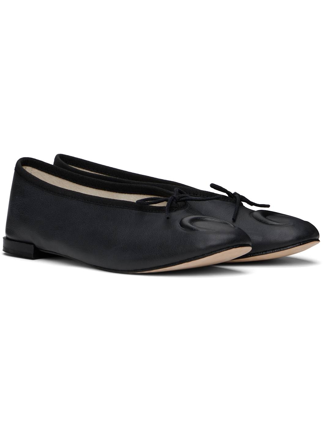 Black Repetto Edition Lilouh Soft Nappa Ballerina Flats - 4