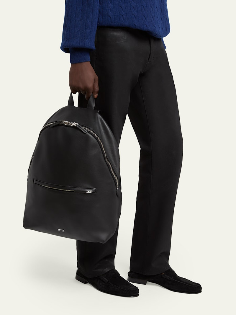 TOM FORD Men's Soft Leather Backpack outlook