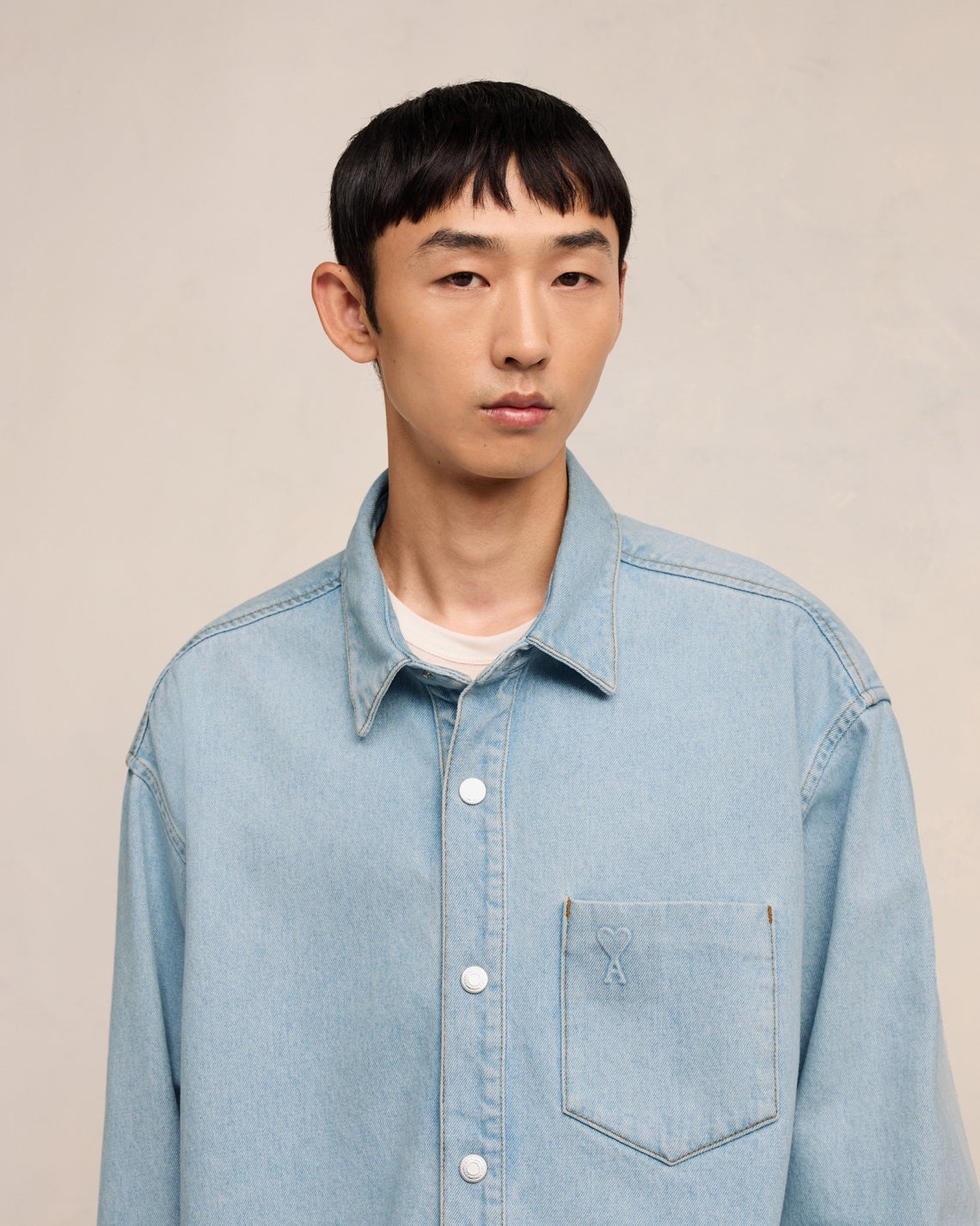 OVERSIZED AMI DE COEUR OVERSHIRT - 4