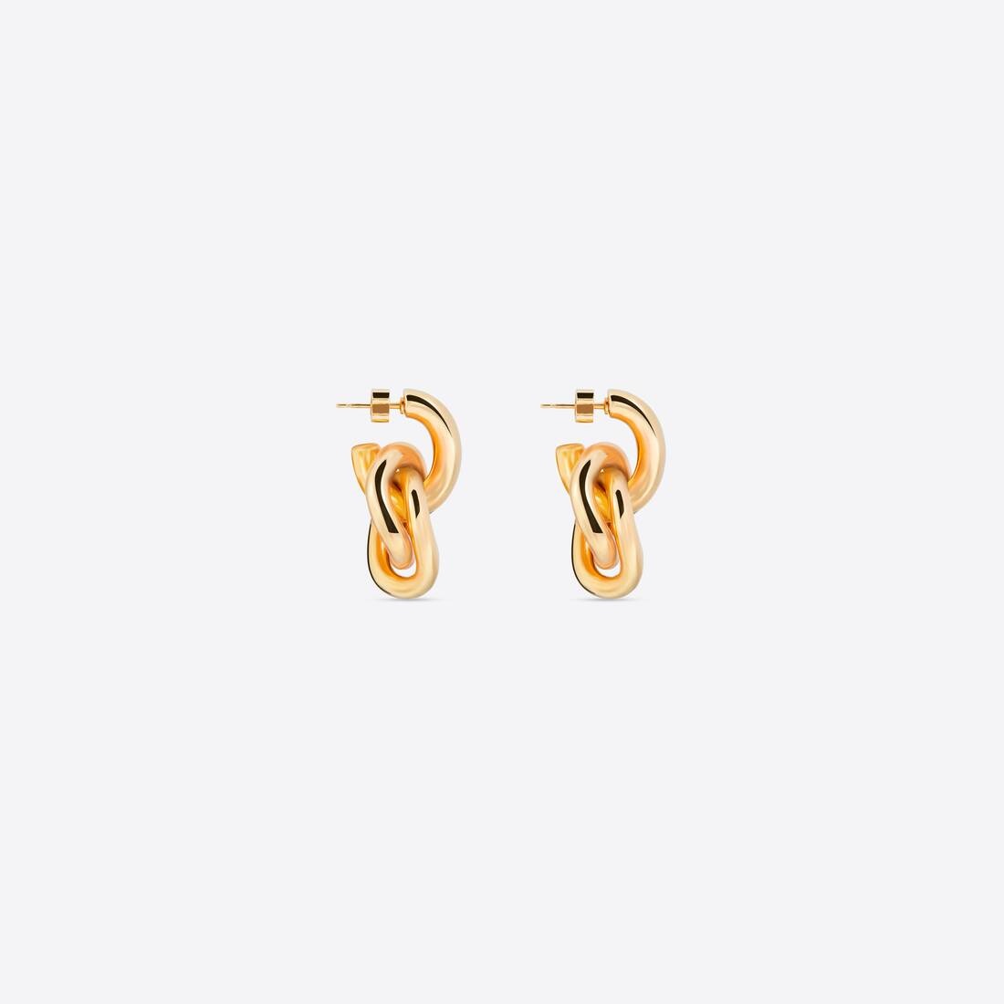 Women's Loop Triple Earrings in Gold - 3